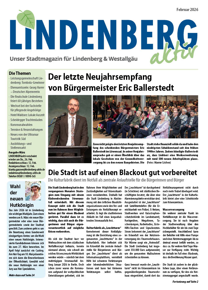 Lindenberg aktiv - Aktuelle Ausgabe